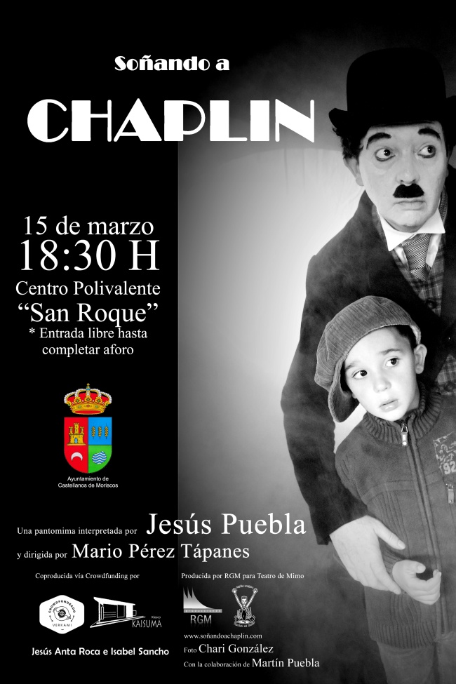 Cartel Soñando a Chaplin