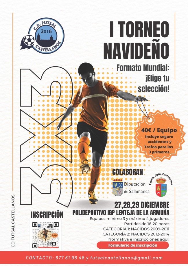 Cartel Torneo Navideño Futsal