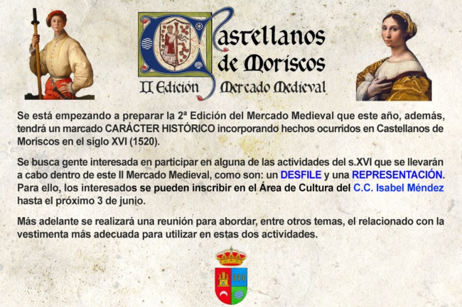Anuncio Inscripciones Castellanos de Moriscos 1520