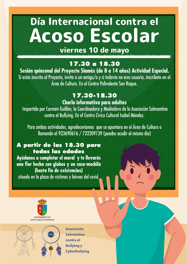 Cartel Día del acoso escolar