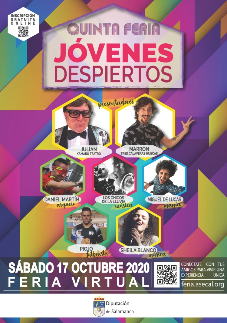 Cartel Feria Jóvenes Despiertos 2020