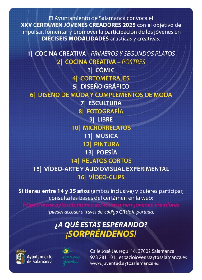 Cartel Jovenes Creadores 2025 2