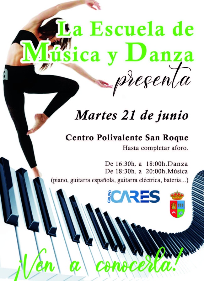 Cartel Exhibicion Escuela de Musica y Danza