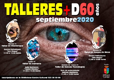 Talleres para mayores de 60 años