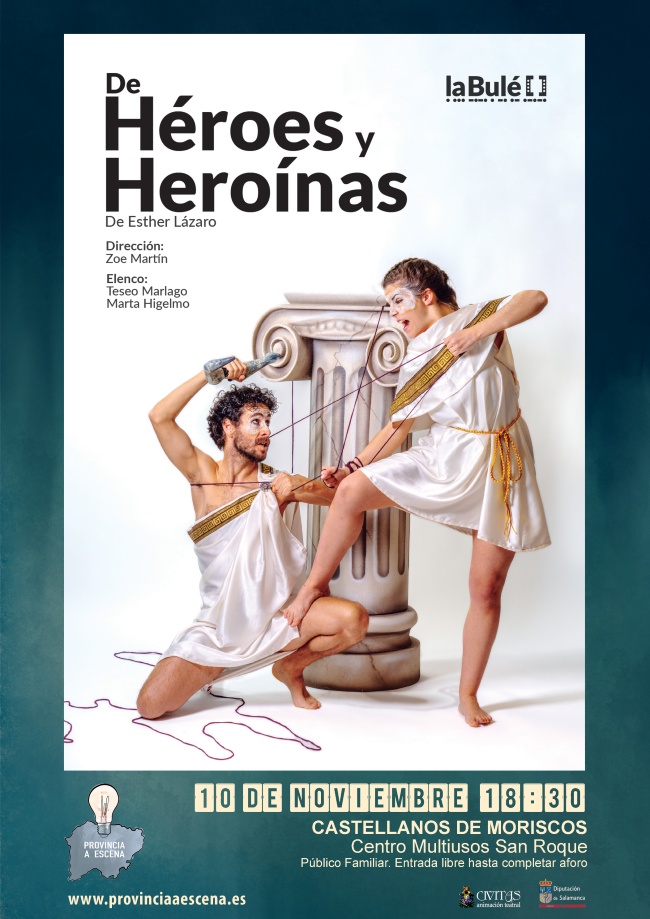 Cartel de Heroes y Heroinas