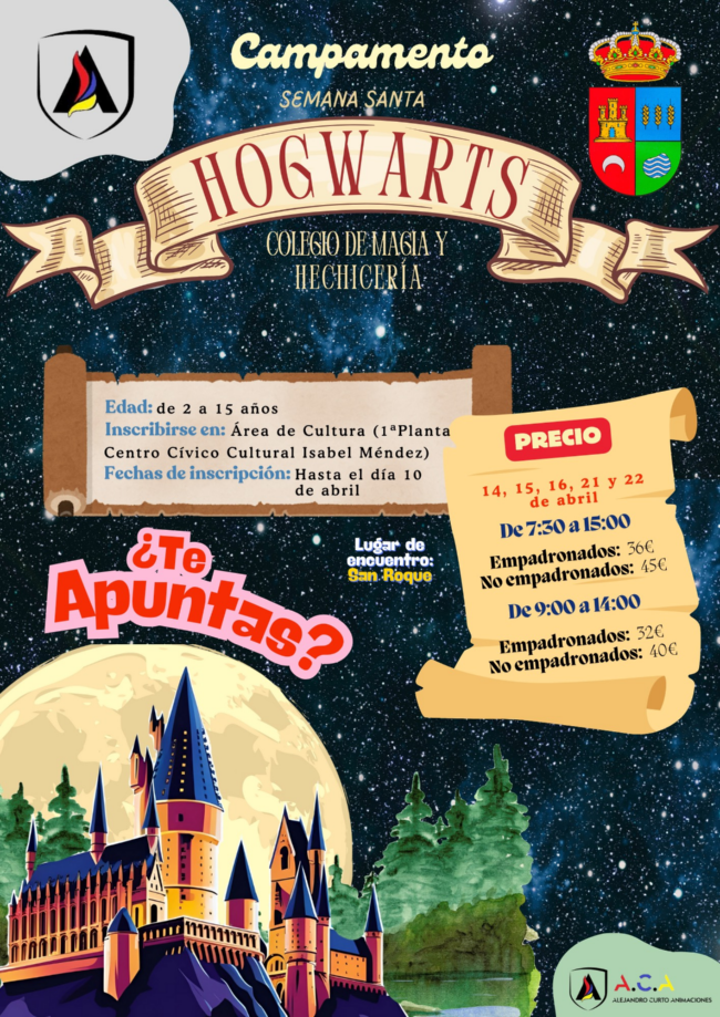 Cartel Campamento Semana Santa 2025 ACA