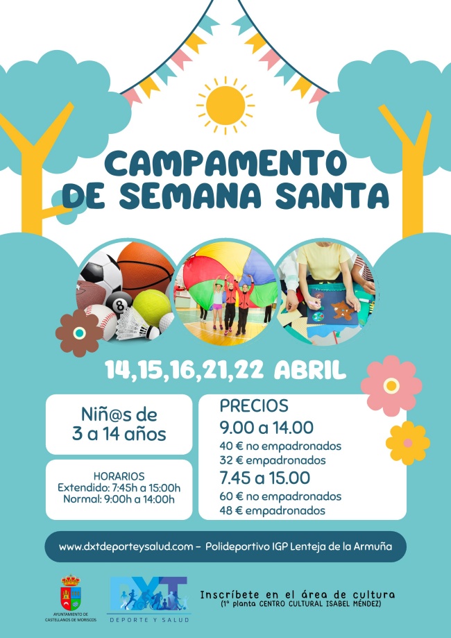 Cartel Campamento Semana Santa 2025 DXT