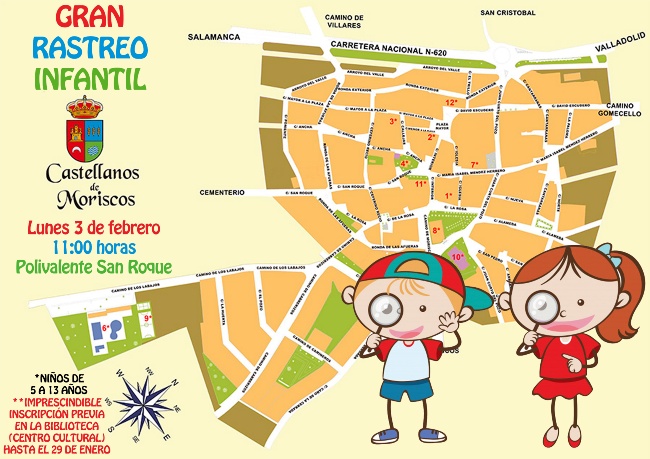 Cartel Actividad Rastreo San Blas