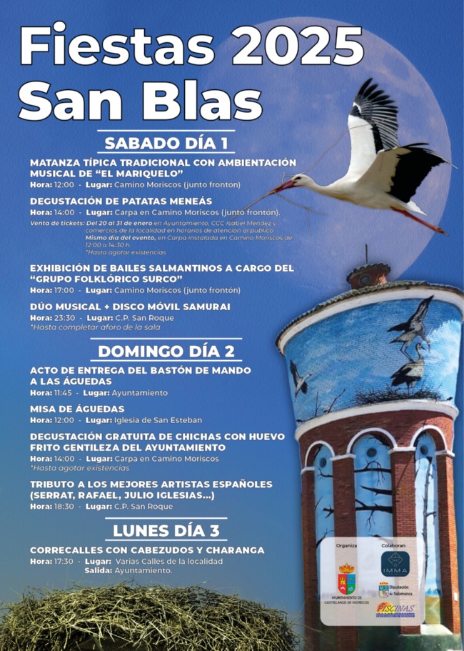 Cartel Fiestas San Blas 2025 Cartel Fiestas San Blas 2025