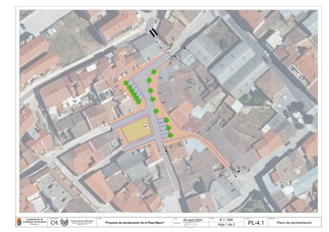 Plano obras Plaza Mayor
