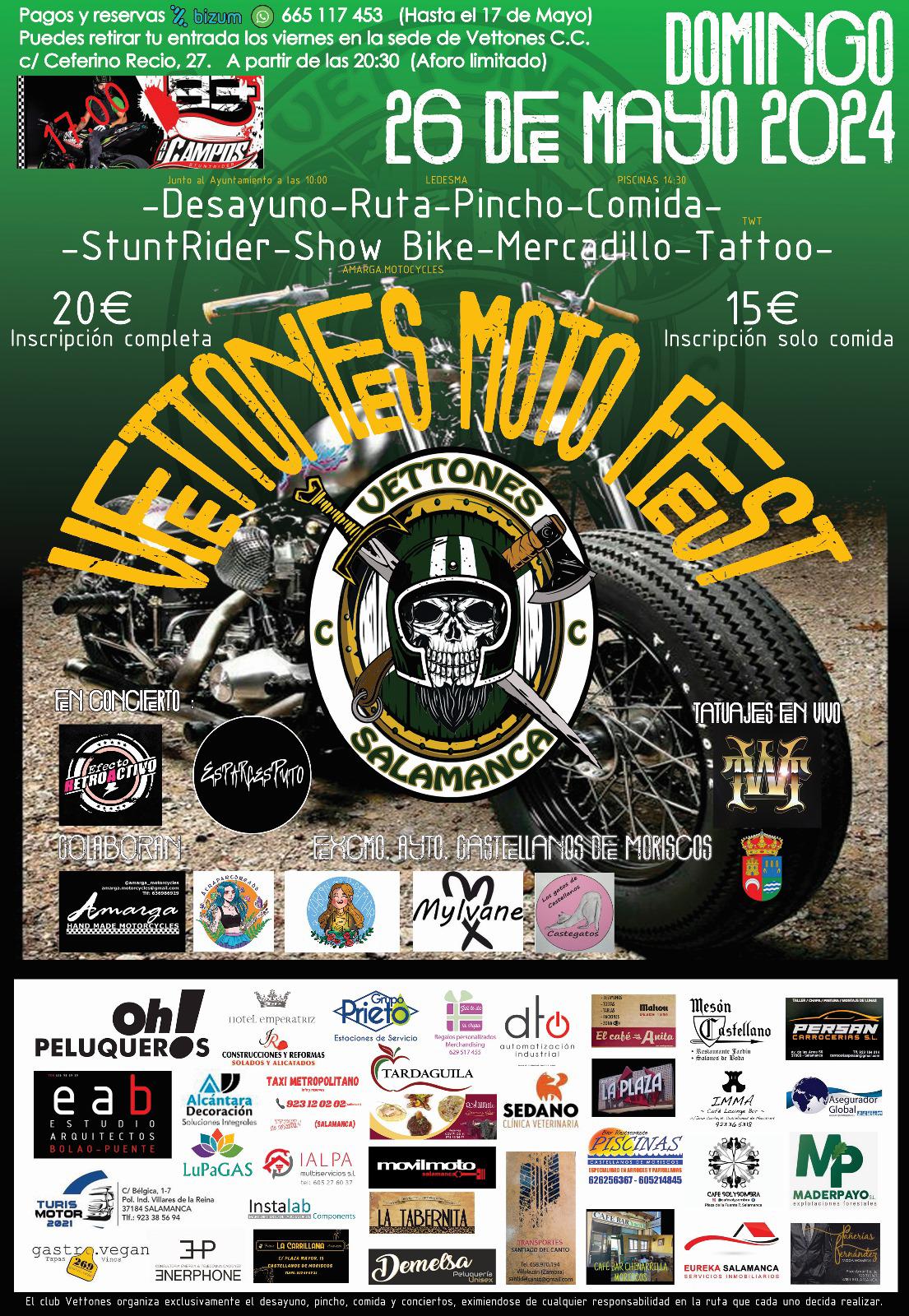 Cartel Fiesta Asoc Motera 2024
